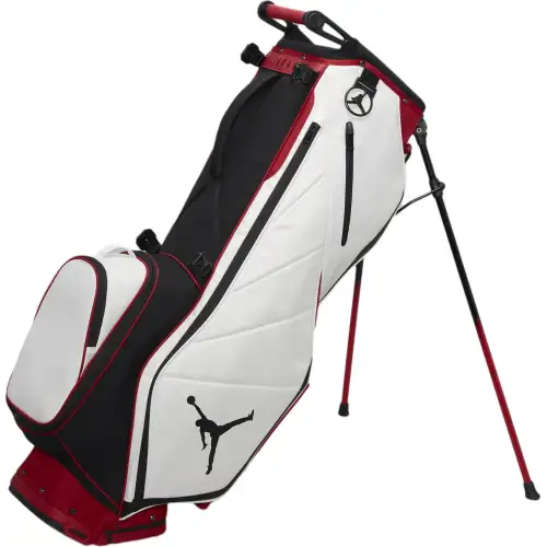 Jordan Jordan fadeaway jumper 6-way golf equipment bag, same style for men and women, school red/white/black