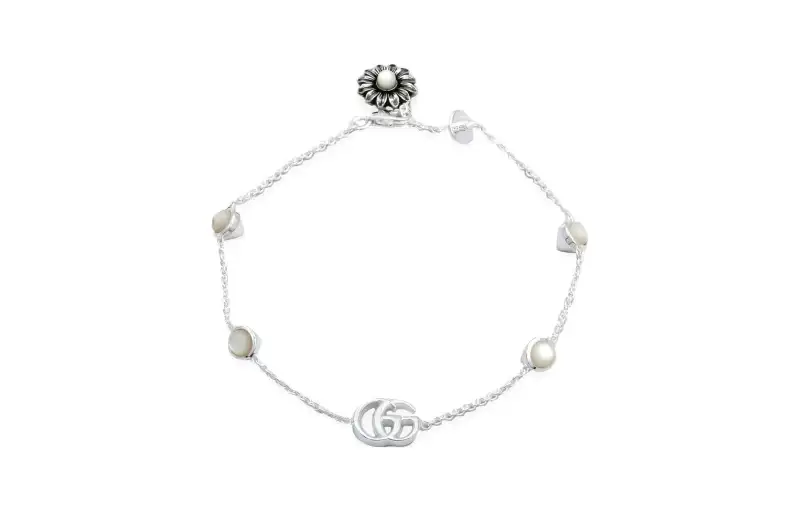 GUCCI Gg Marmont Flower Bracelet