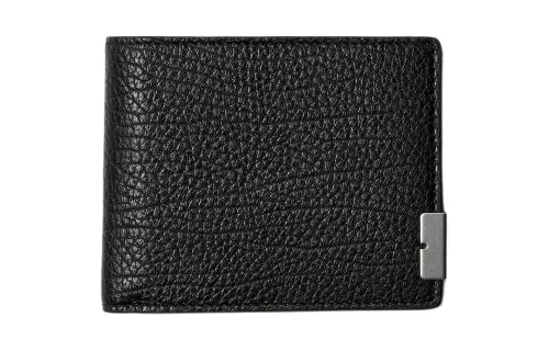 Burberry Grain Calfskin Wallet Regular Men's Black