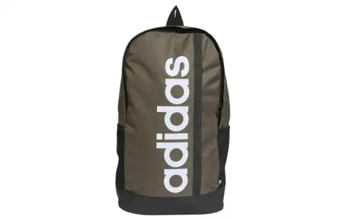 Adidas Recycled Polyester Plain Weave Fabric Backpack Regular Unisex Olive