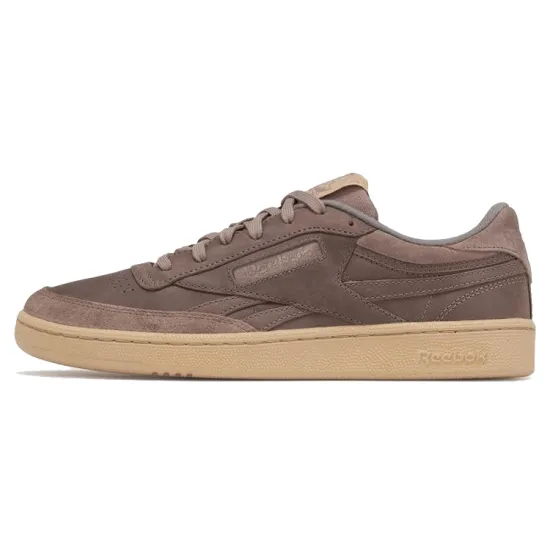 Reebok Club C Skateboarding Shoes Unisex Low-top Coffee