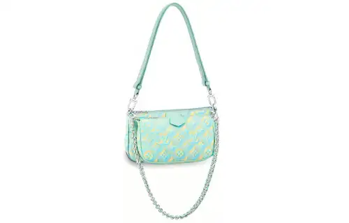 LOUIS VUITTON Multi Pochette Accessoires Water Green