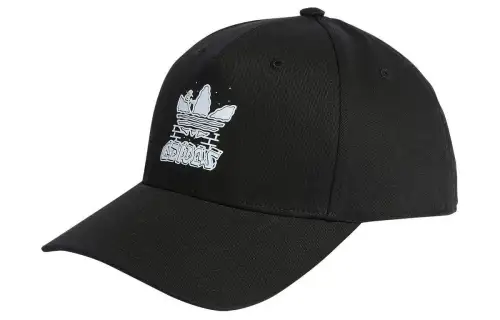 Adidas Originals Cotton Baseball Caps Men's Black