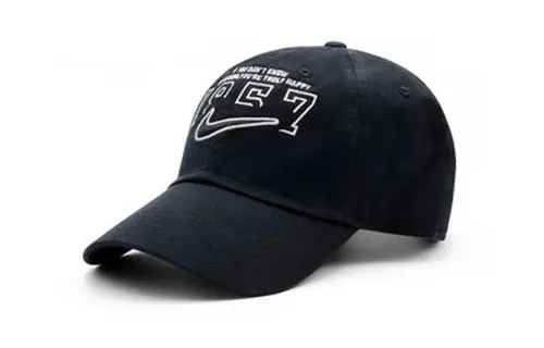 Nike Cotton Baseball Caps Women's Black