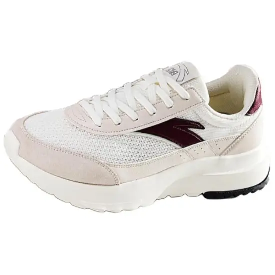 Anta Cushioning Wear-Resistant Low-Top Casual Shoes Men's White Gray Red