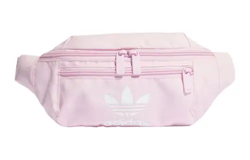 Adidas Originals Trefoil Polyester Crossbody Fanny Pack Women's Pink