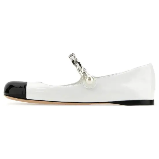 MIU MIU Mary Jane Shoes Women's Black/White