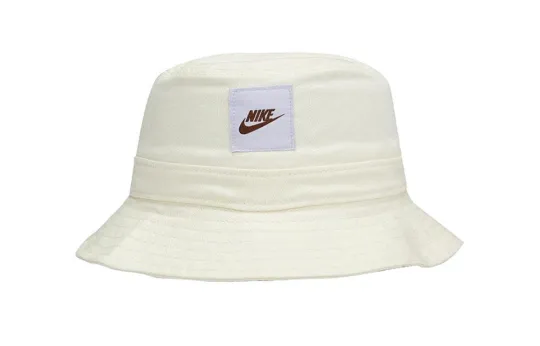 Nike Polyester Bucket Hats Unisex Beige