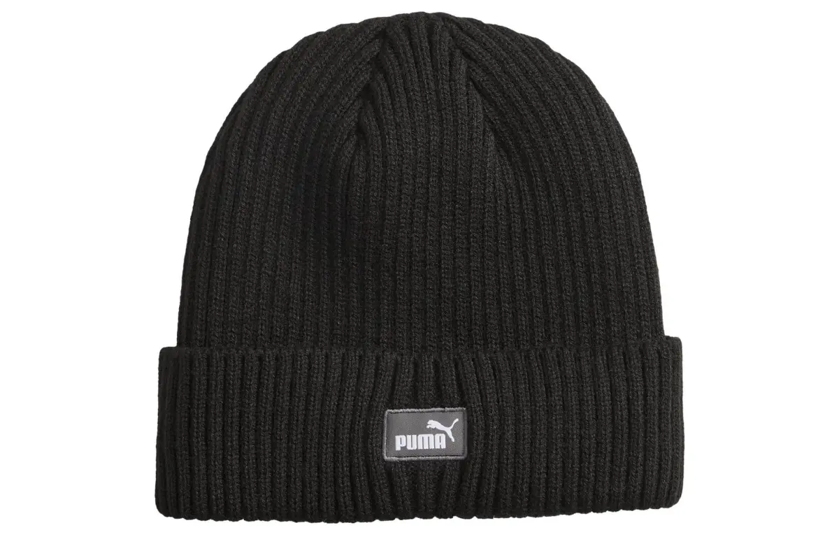 PUMA Acrylic Fiber Beanies Unisex Black