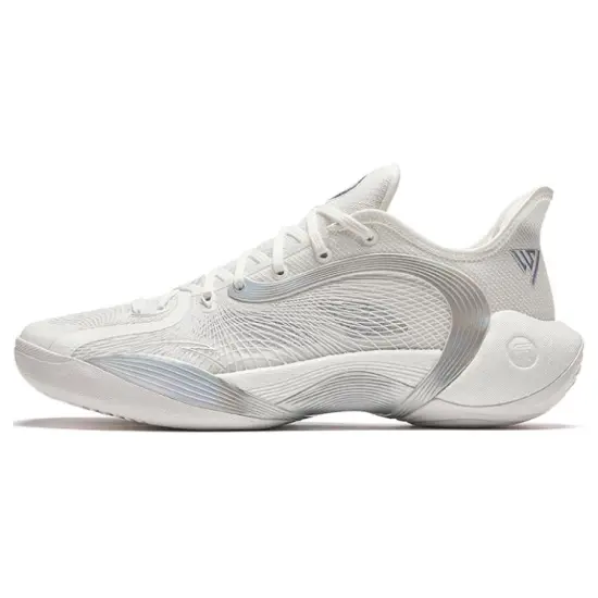 ANTA Three Points Of Rain 2 Generations Basketball Shoes Men Low-Top Papyrus White