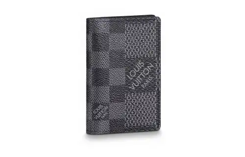 LOUIS VUITTON Pocket Organizer Gray Damier Graphite