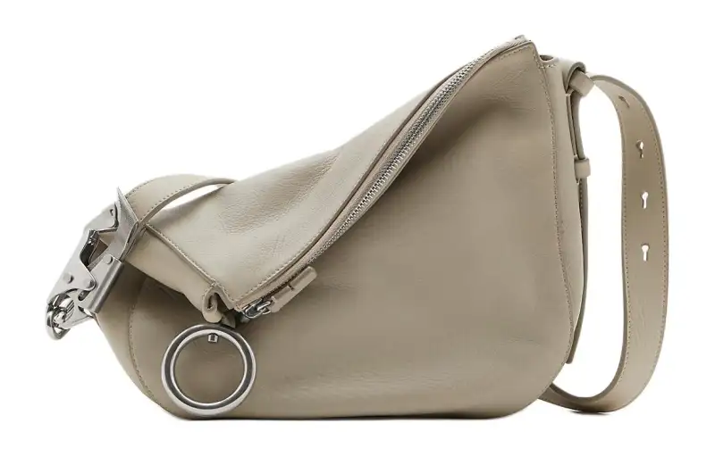 Burberry Knight Grain Calfskin Crossbody Bag, Shoulder Bag Women's Mist Color