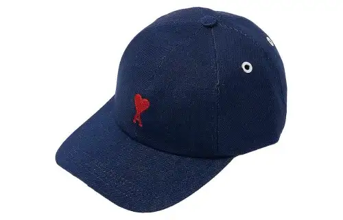 PUMA Cotton Baseball Caps Unisex Blue
