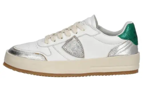 PHILIPPE MODEL Leather Low top Skateboard Shoes Women's White