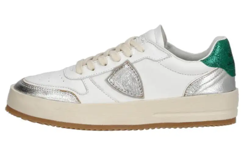 PHILIPPE MODEL Leather Low top Skateboard Shoes Women's White