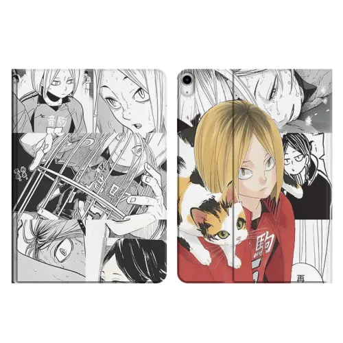 Xiaogu volleyball boy's lonely claw grinding cartoon animation silicone skin pattern, suitable for Apple iPad Air5/4/2/10th generation 10.9-inch/iPad9/8/7/Pro12.9-inch/11-inch/2020 version/2022 tablet protective case