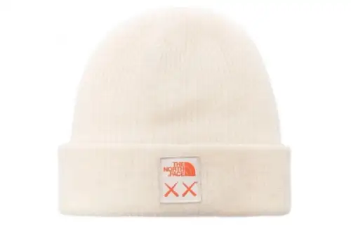THE NORTH FACE Lambswool, Nylon Beanies Men's Beige