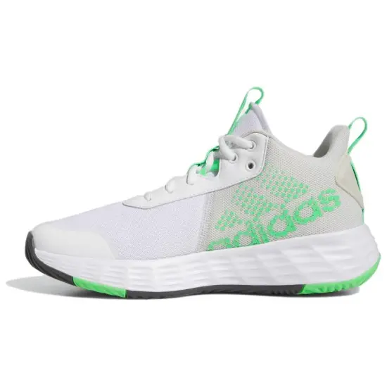 adidas OwnTheGame 2.0 Basketball Shoes Men Mid-top White/Black/Green