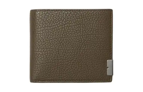 Burberry Calfskin Wallet Men's Military Green