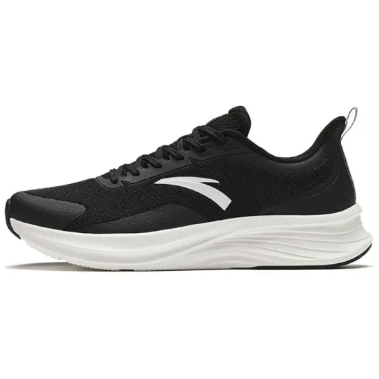Anta Cushioning Wear-Resistant Low-Top Casual Running Shoes Men's Black