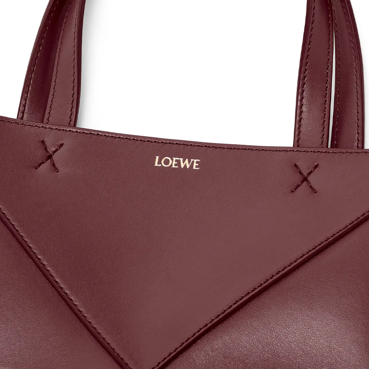 Женская сумка LOEWE (темно-бордовая) — фото 9