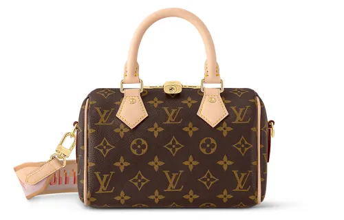 LOUIS VUITTON Speedy Bandouliere 20 Pink/Orange