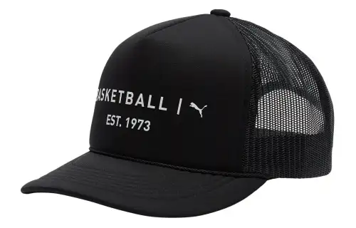 PUMA Polyester Baseball Caps Unisex Black