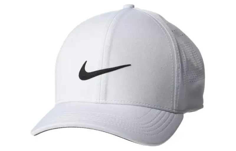 Nike Polyester, Polyester, Elastane Baseball Caps Unisex White