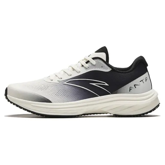 ANTA Road Run Running Shoes Men Low-Top White Black