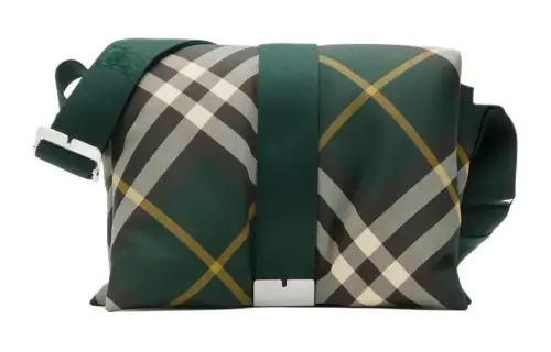 Burberry Pillow Polyester Messenger Bag, Crossbody Bag, Shoulder Bag Men's Ivy Green