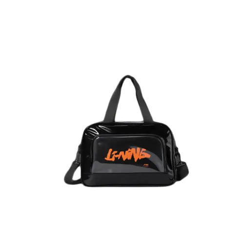 Li Ning Polyester TPU Storage Bag Swim Bag Unisex Black/White