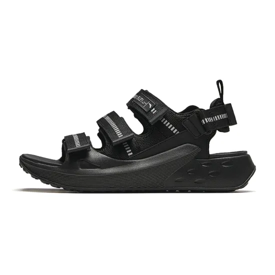 ANTA Icing Beach Sandals Men Black Ivory White