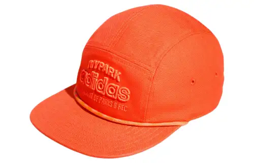 Adidas Cotton Baseball Caps Unisex Orange
