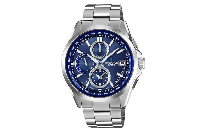 CASIO Unisex OCEANUS 42.8mm Blue Watch