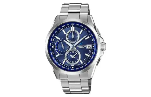 CASIO Unisex OCEANUS 42.8mm Blue Watch