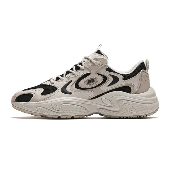 ANTA Stars Chunky Sneakers Men Low-Top Black/Gray