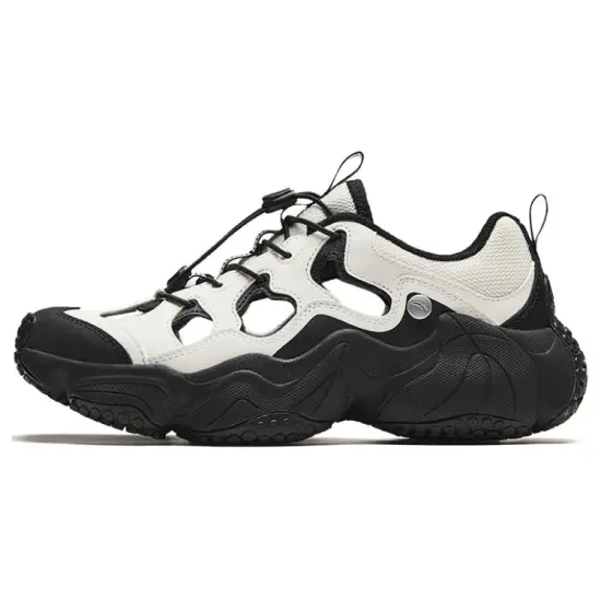 ANTA Life Collection River Trekking Shoes Women's Ivory White Black