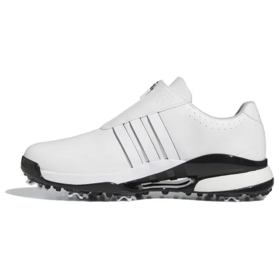 Adidas Tour360 24 Boa Boost Cushioning Wear-Resistant Low-Top Golf Shoes Men's White