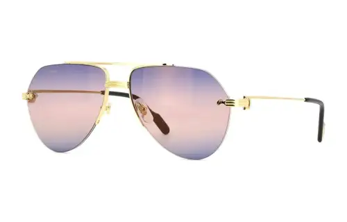 Cartier Aviator Frame Sunglasses