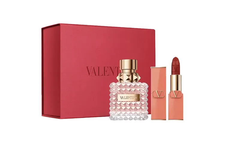 Valentino Valentino, gift box, perfume, lipstick, 50 ml, #111