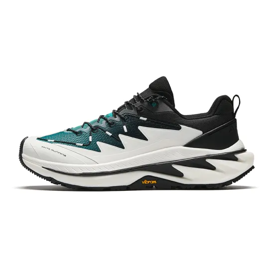 ANTA Wild PRO Running Shoes Men Low-Top White/Green Black