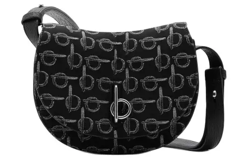 Burberry Rocking Horse Polyester Crossbody Bag, Shoulder Bag Women's Black