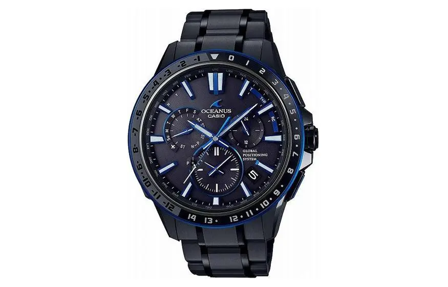 CASIO Men OCEANUS 45mm Black Watch