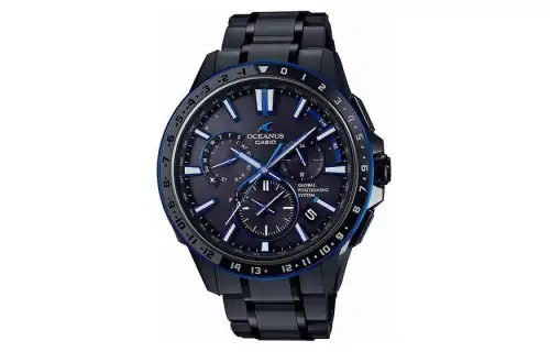 CASIO Men OCEANUS 45mm Black Watch