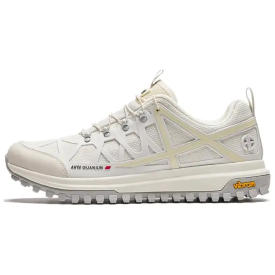 ANTA Champion Series Running Shoes Men Low-Top Gray White