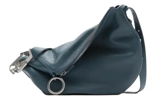 Burberry Knight Calfskin Crossbody Bag, Shoulder Bag Women's Lake Blue