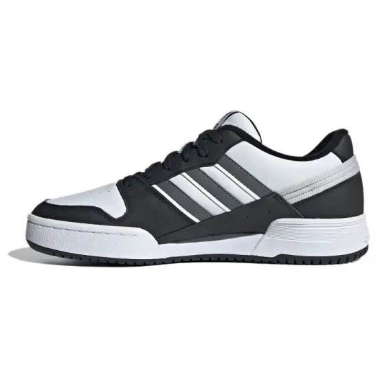 Adidas Originals Team Court 2 Skateboard Shoes Unisex Low-Top Black White