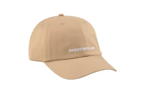 PUMA Embroidery Letter Cotton Baseball Caps Unisex Khaki
