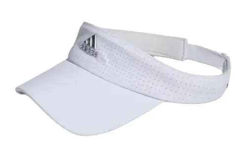 Adidas Metal, Recycled Polyester Plain Weave Fabric Hats & Caps Women's White