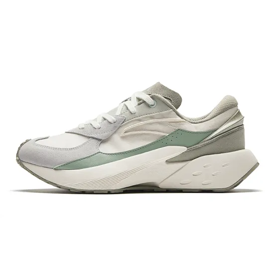ANTA Casual Shoes Men Low-Top White Gray/Green